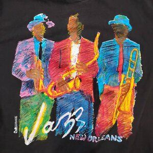 Vintage Jazz New Orleans Illustration T-Shirt